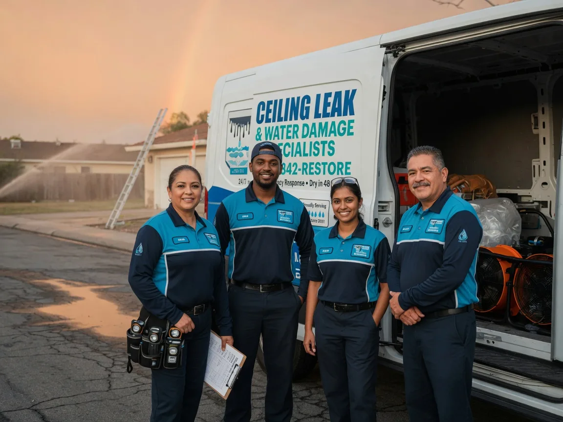 Ceiling Leak Cleanup company in Scott, OH